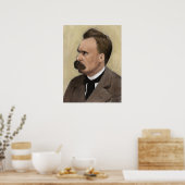 Friedrich Nietzsche, deutscher Philosoph, Poster (Küche)