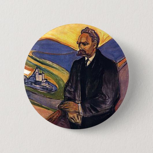 Friedrich Nietzsche Edvard Munch Button (Vorderseite)