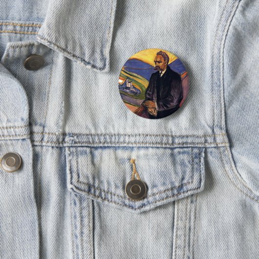 Friedrich Nietzsche Edvard Munch Button (Beispiel)