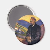 Friedrich Nietzsche Edvard Munch Magnet (Vorderseite/Rückseite)