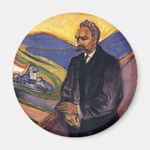 Friedrich Nietzsche Edvard Munch Magnet