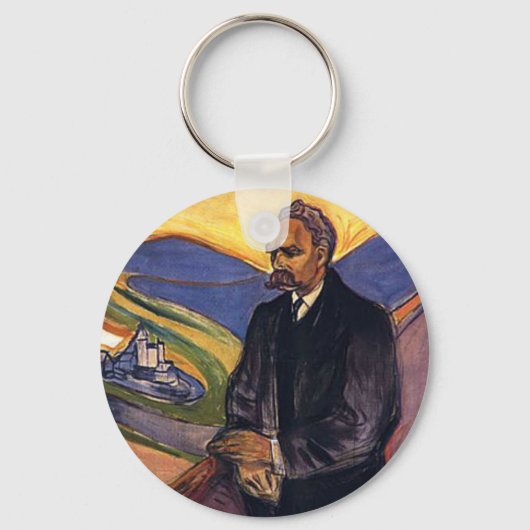 Friedrich Nietzsche Edvard Munch Schlüsselanhänger (Vorderseite)