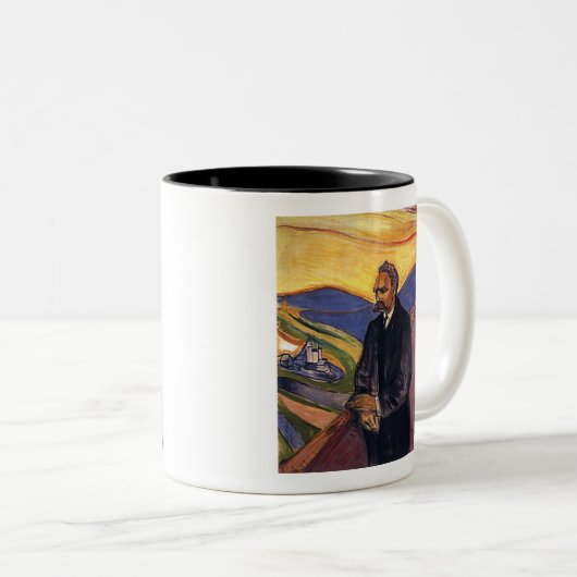 Friedrich Nietzsche Edvard Munch Zweifarbige Tasse (VorderseiteRechts)