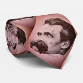 Friedrich Nietzsche (gezeichnet von Hans Olde) Krawatte (Gerollt)