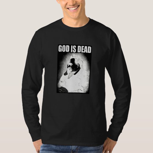 Friedrich Nietzsche Gott ist Tote Philosophie Gott T-Shirt (Vorderseite)