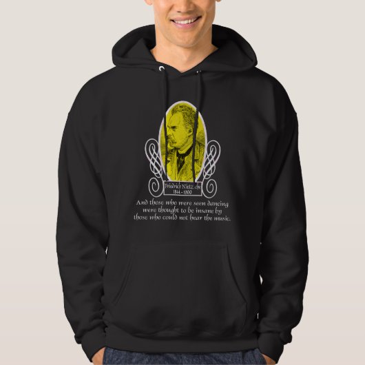 Friedrich Nietzsche Hoodie (Vorderseite)