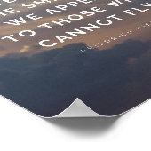 Friedrich Nietzsche Ispiration Zitat Poster (Ecke)