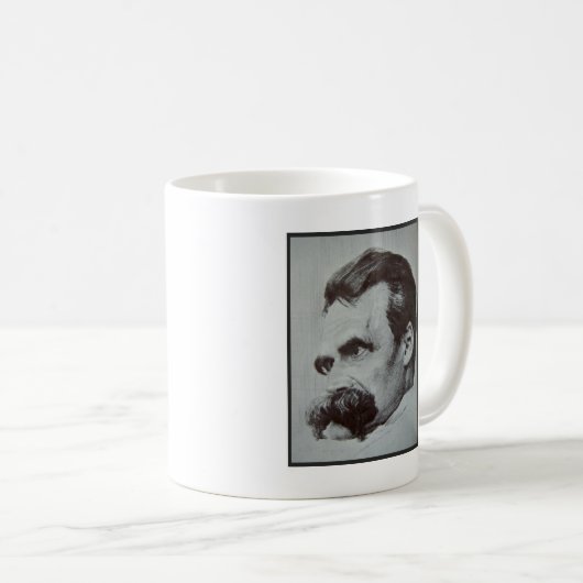 Friedrich Nietzsche Kaffeetasse (VorderseiteRechts)