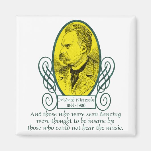 Friedrich Nietzsche Magnet (Vorne)