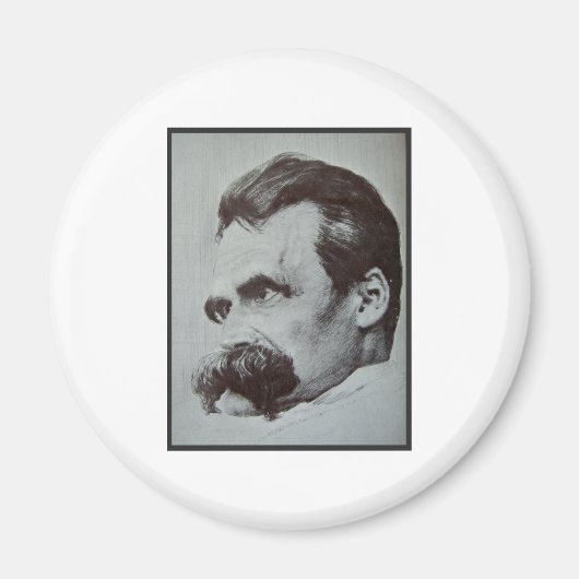 Friedrich Nietzsche Magnet (Vorne)