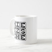 Friedrich Nietzsche, Philosoph Kaffeetasse (Vorderseite Links)