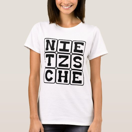 Friedrich Nietzsche, Philosoph T-Shirt (Vorderseite)