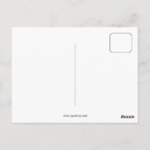 Friedrich Nietzsche Porträtvektor zeichnend Postkarte (Rückseite)