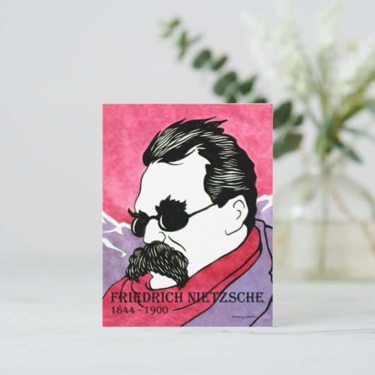 "Friedrich Nietzsche" Postcard Postkarte (Stehend Vorderseite)