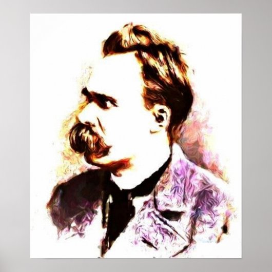 Friedrich Nietzsche Poster (Vorne)