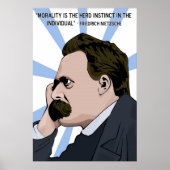 Friedrich Nietzsche Poster (Vorne)