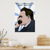 Friedrich Nietzsche Poster (Küche)