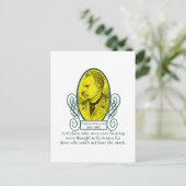 Friedrich Nietzsche Postkarte (Stehend Vorderseite)