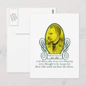 Friedrich Nietzsche Postkarte (Vorne/Hinten)