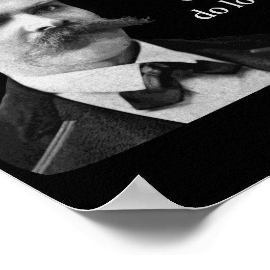 Friedrich Nietzsche Troll Quote Poster (Ecke)