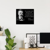 Friedrich Nietzsche Troll Zitat Poster (Heimbüro)