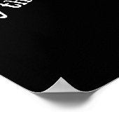 Friedrich Nietzsche Zitat-Poster Schwarz/Weiß Poster (Ecke)