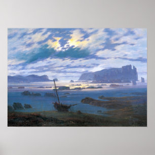 Friedrich - Nordsee im Mondlicht Poster