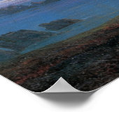 Friedrich - Nordsee im Mondschein Poster (Ecke)