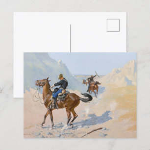 Friedrich Remington Militäropfer (Der Hinterhalt) Postkarte