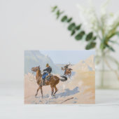 Friedrich Remington Militäropfer (Der Hinterhalt) Postkarte (Stehend Vorderseite)