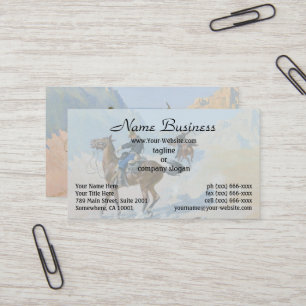 Friedrich Remington Militäropfer (Der Hinterhalt) Visitenkarte