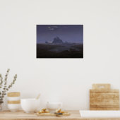 Friedrich - Rock Reef on Sea Beach 1824 Poster (Küche)