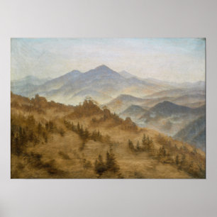 Friedrich - Rosenberg im Bohemischen Gebirge Poster