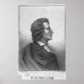 Friedrich Schiller  engraved by Massol Poster (Vorne)