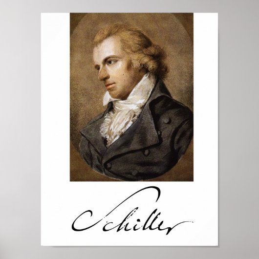 Friedrich Schiller Poster (Vorne)