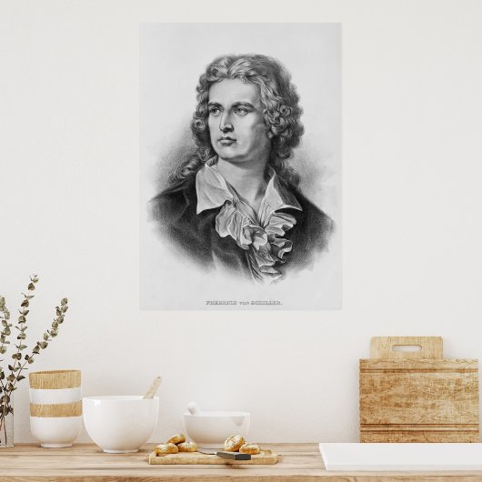 Friedrich Schiller Poster (Küche)