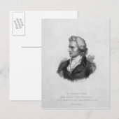 Friedrich Schiller Postkarte (Vorne/Hinten)