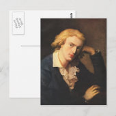 Friedrich Schiller Postkarte (Vorne/Hinten)