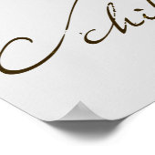 Friedrich Schiller Signature Poster (Ecke)