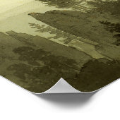 Friedrich - Wallfahrtskirche Madonna del Sasso Poster (Ecke)