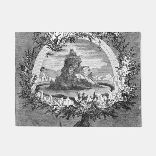 Friedrich Wilhelm, Ash Yggdrasil von Heine Fußmatte (Vorderseite)