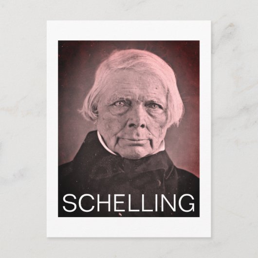 Friedrich Wilhelm Joseph Schelling Postkarte (Vorderseite)