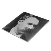 Friedrich Wilhelm Nietzsche (1844-1900) 1873 (b/w Fliese (Seite)