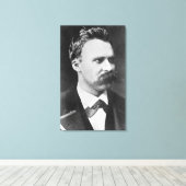 Friedrich Wilhelm Nietzsche (1844-1900) 1873 (b/w Leinwanddruck (Insitu (Holzboden))