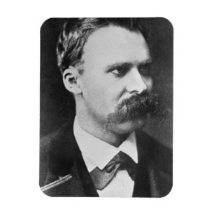 Friedrich Wilhelm Nietzsche (1844-1900) 1873 (b/w Magnet