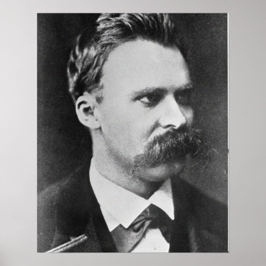 Friedrich Wilhelm Nietzsche (1844-1900) 1873 (b/w Poster (Vorne)