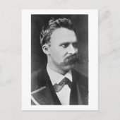Friedrich Wilhelm Nietzsche (1844-1900) 1873 (b/w Postkarte (Vorderseite)
