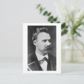 Friedrich Wilhelm Nietzsche (1844-1900) 1873 (b/w Postkarte (Stehend Vorderseite)