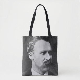 Friedrich Wilhelm Nietzsche (1844-1900) 1873 (b/w Tasche
