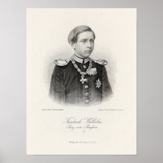Friedrich Wilhelm, Prinz von Preussen Poster (Vorne)